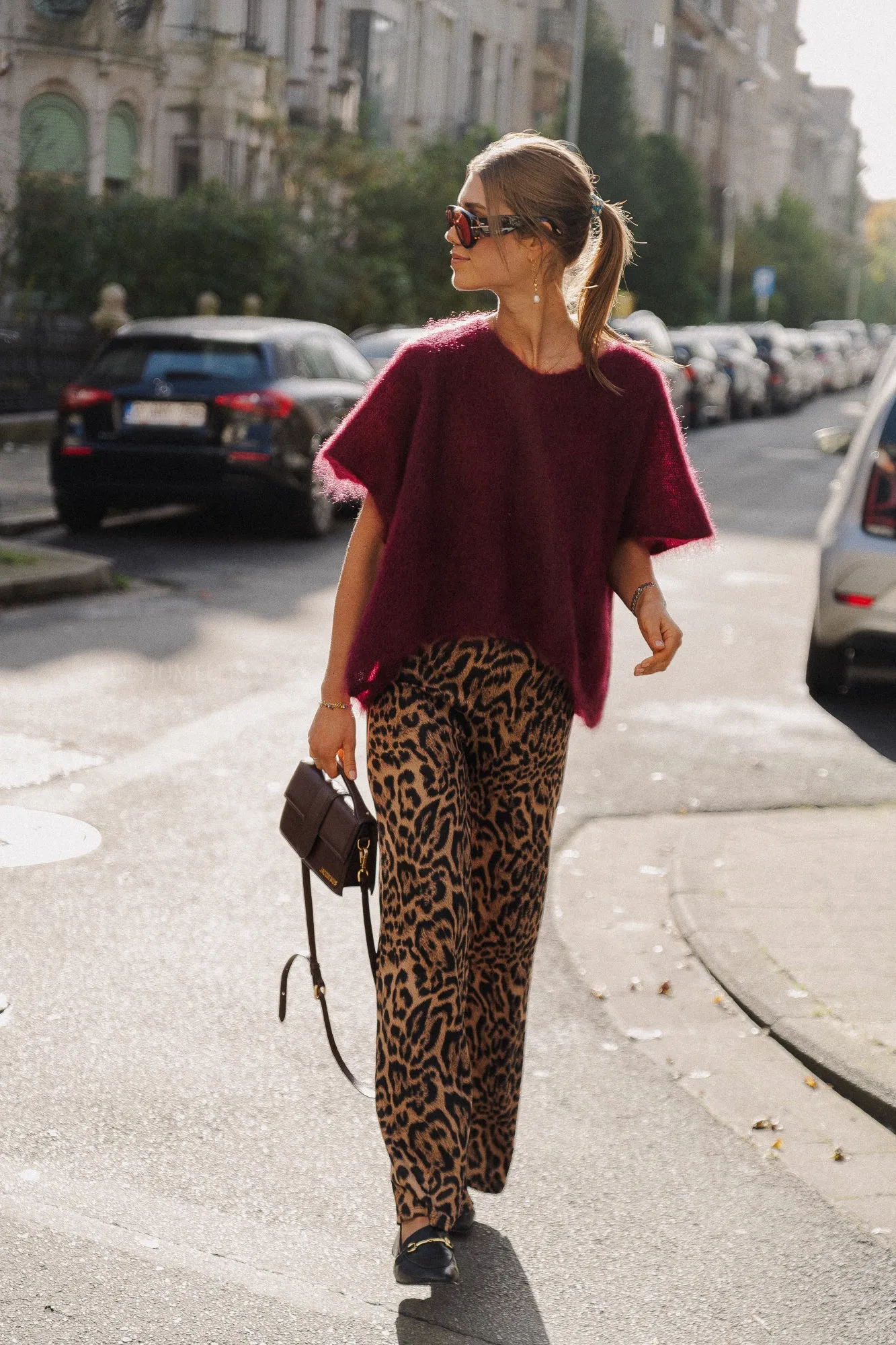 Leah trousers leopard