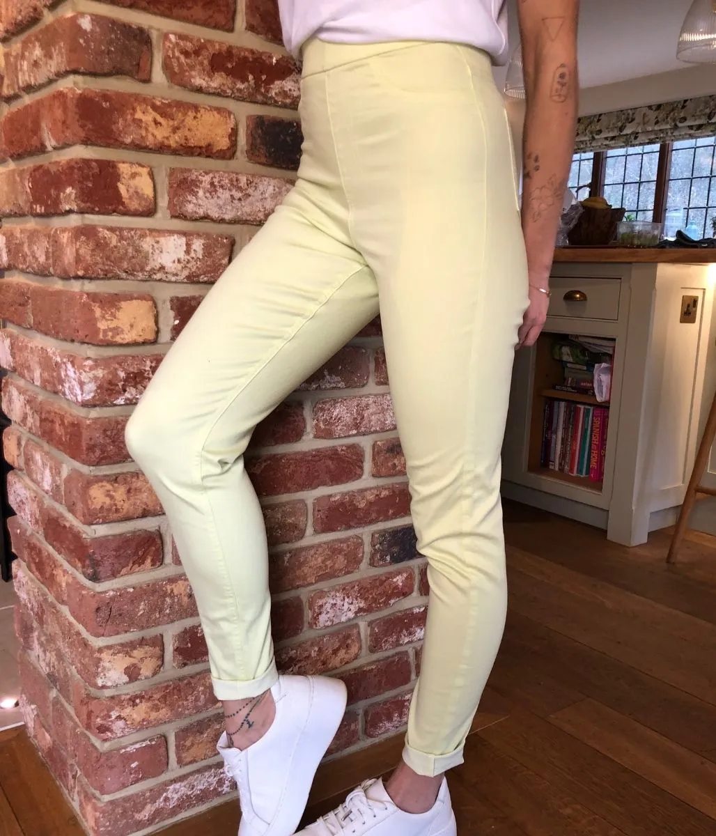 Lemon High Waisted Jeggings