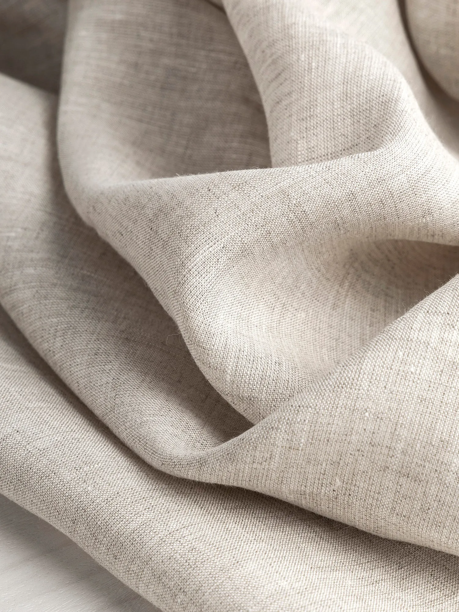 Lightweight European Linen - Natural - Swatch