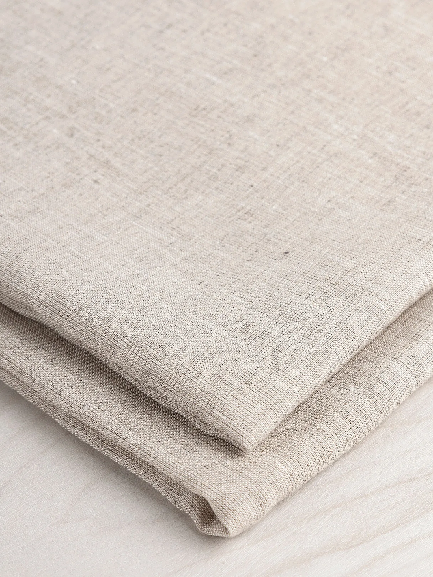 Lightweight European Linen - Natural - Swatch