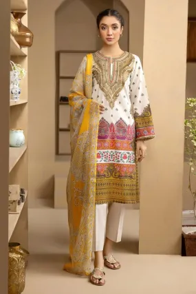 Limelight Embroidered Cambric Pakistani 3 Piece Suit LIM355