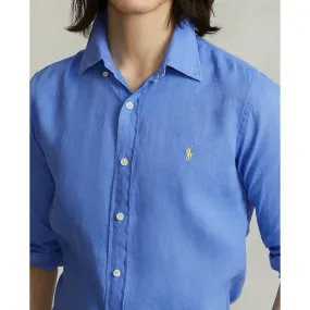 Linen Shirt - Bright Blue