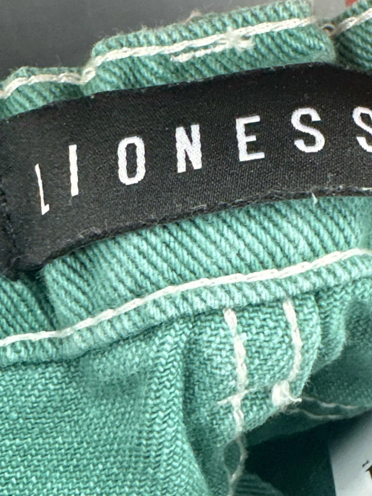 Lioness Green Cargo Trousers UK L