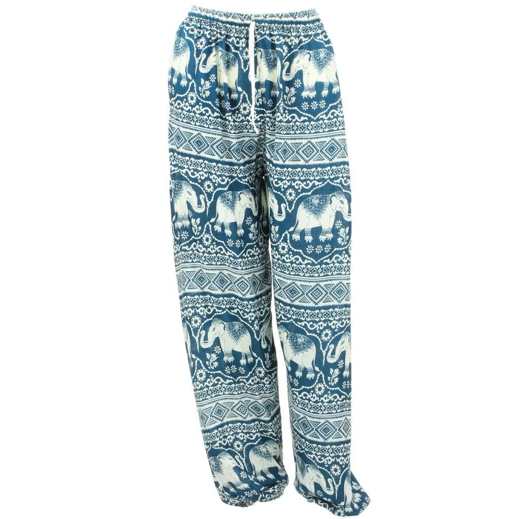 Loose Ali Baba Harem Elephant Trousers Pants - Green