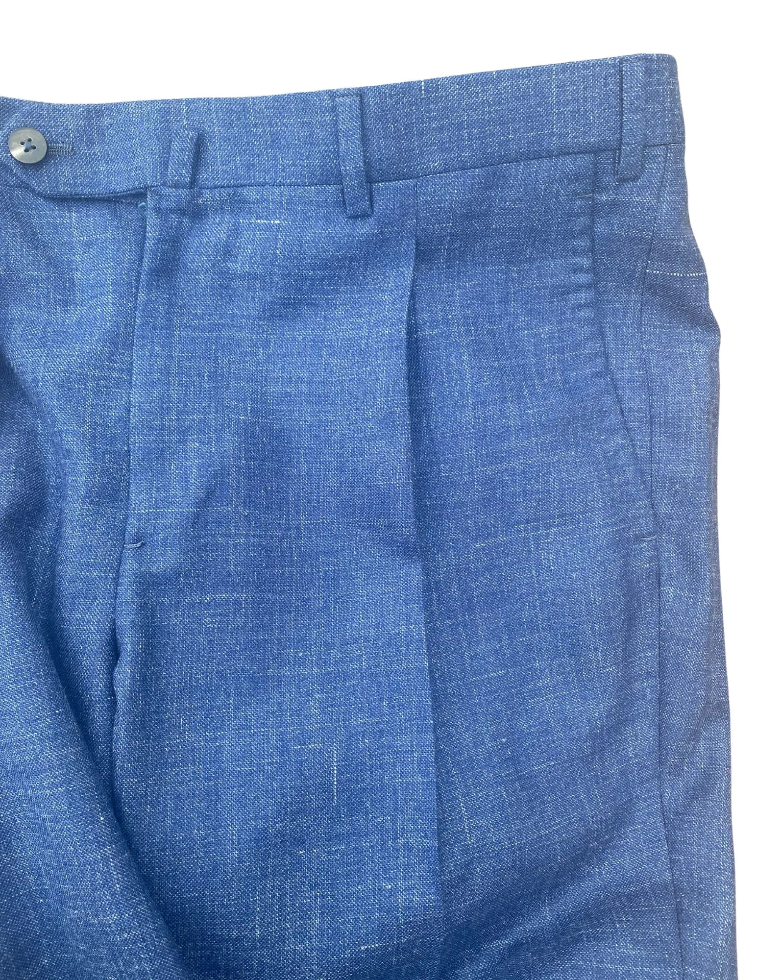 Luxury Denim Blue Trousers