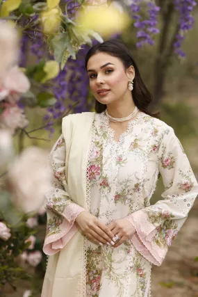 Manara by Maria Asif Baig - Vintage Flora Lawn Collection – JASMINE