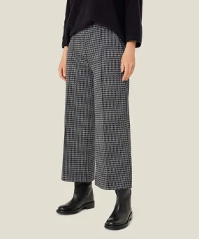 Masai Piana Wide Leg Houndstooth Trouser