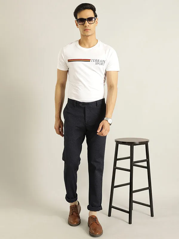 Men Brooklyn Fit Cotton Blend Trouser