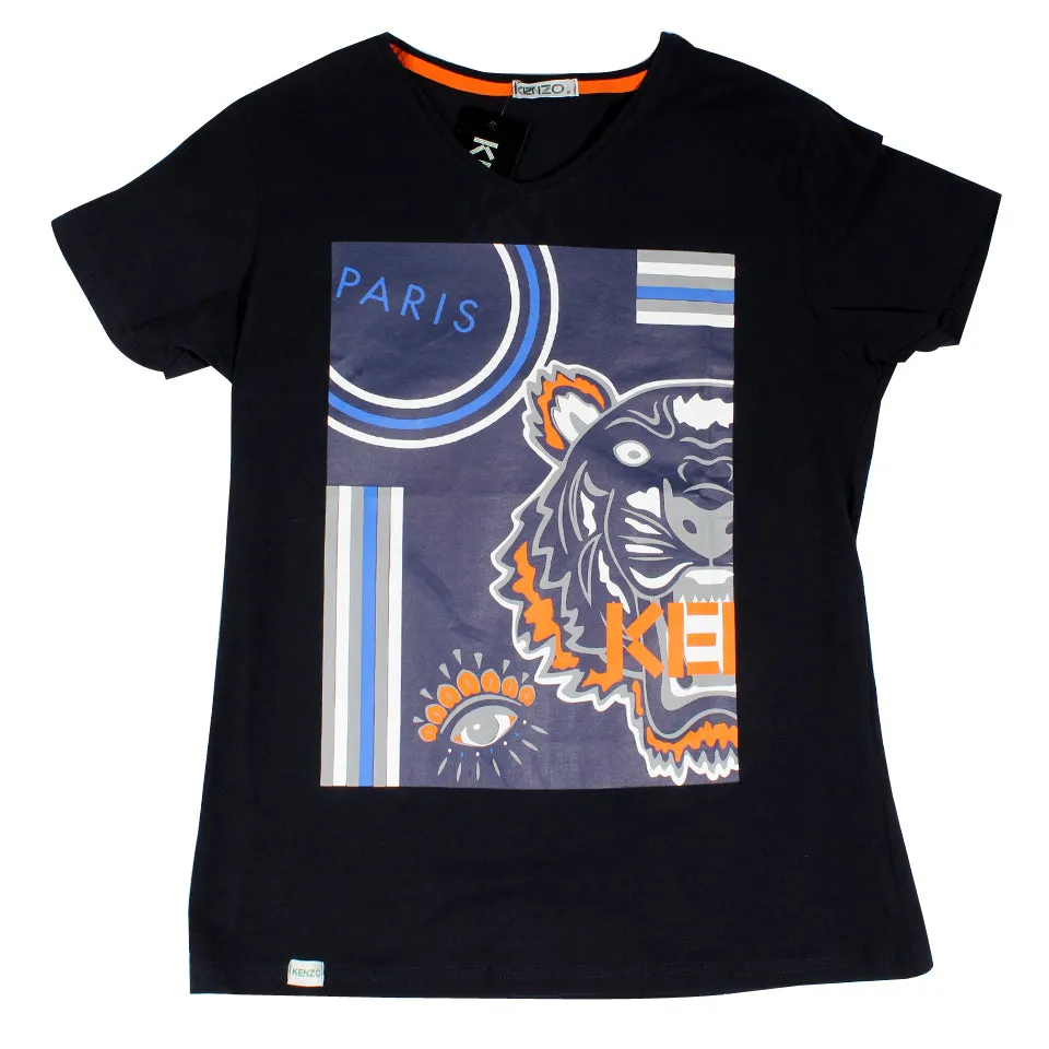 Men T-shirt- navy / made in Turkey -3328