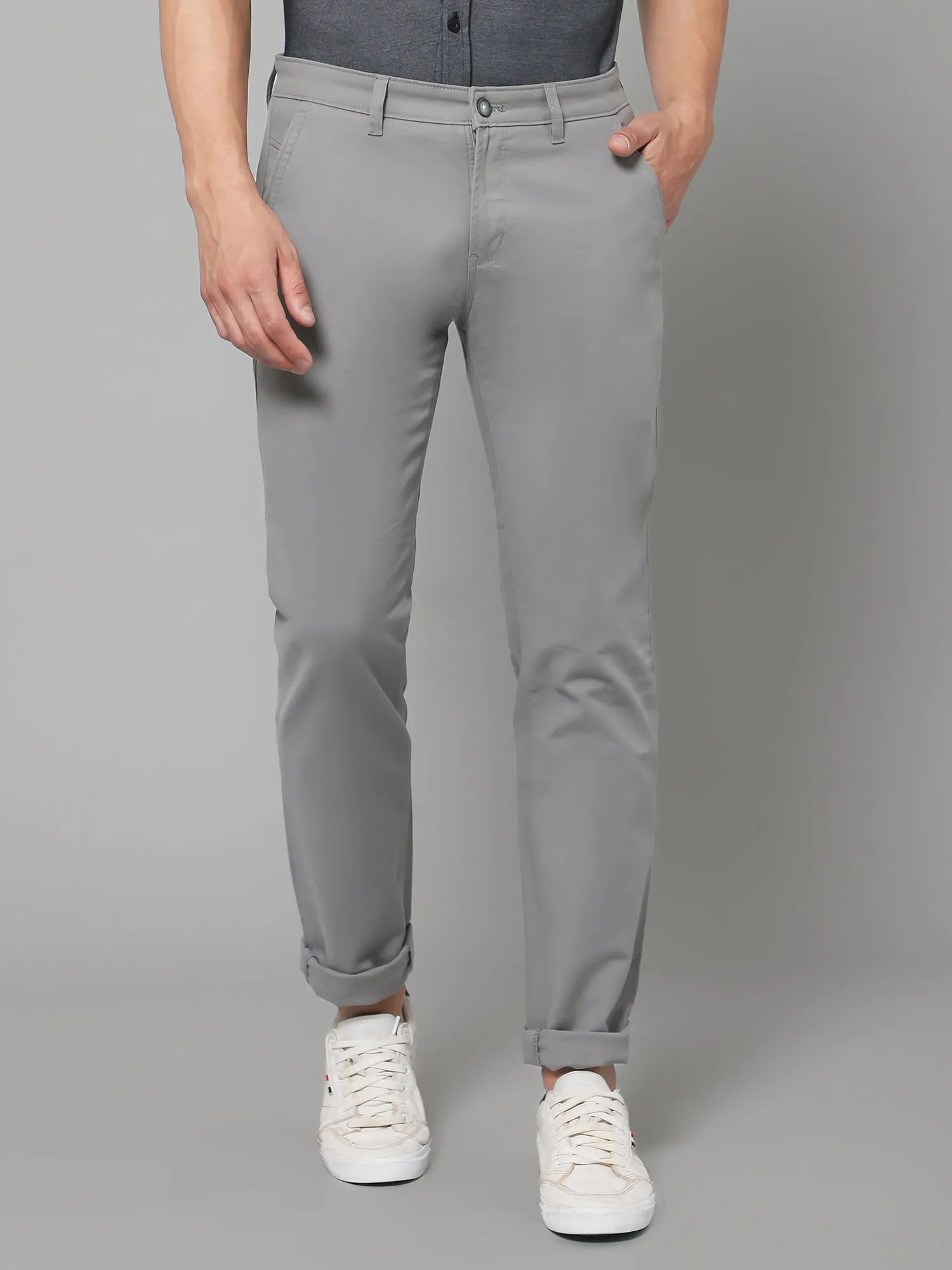 Men's Casual Flat front   Trousers