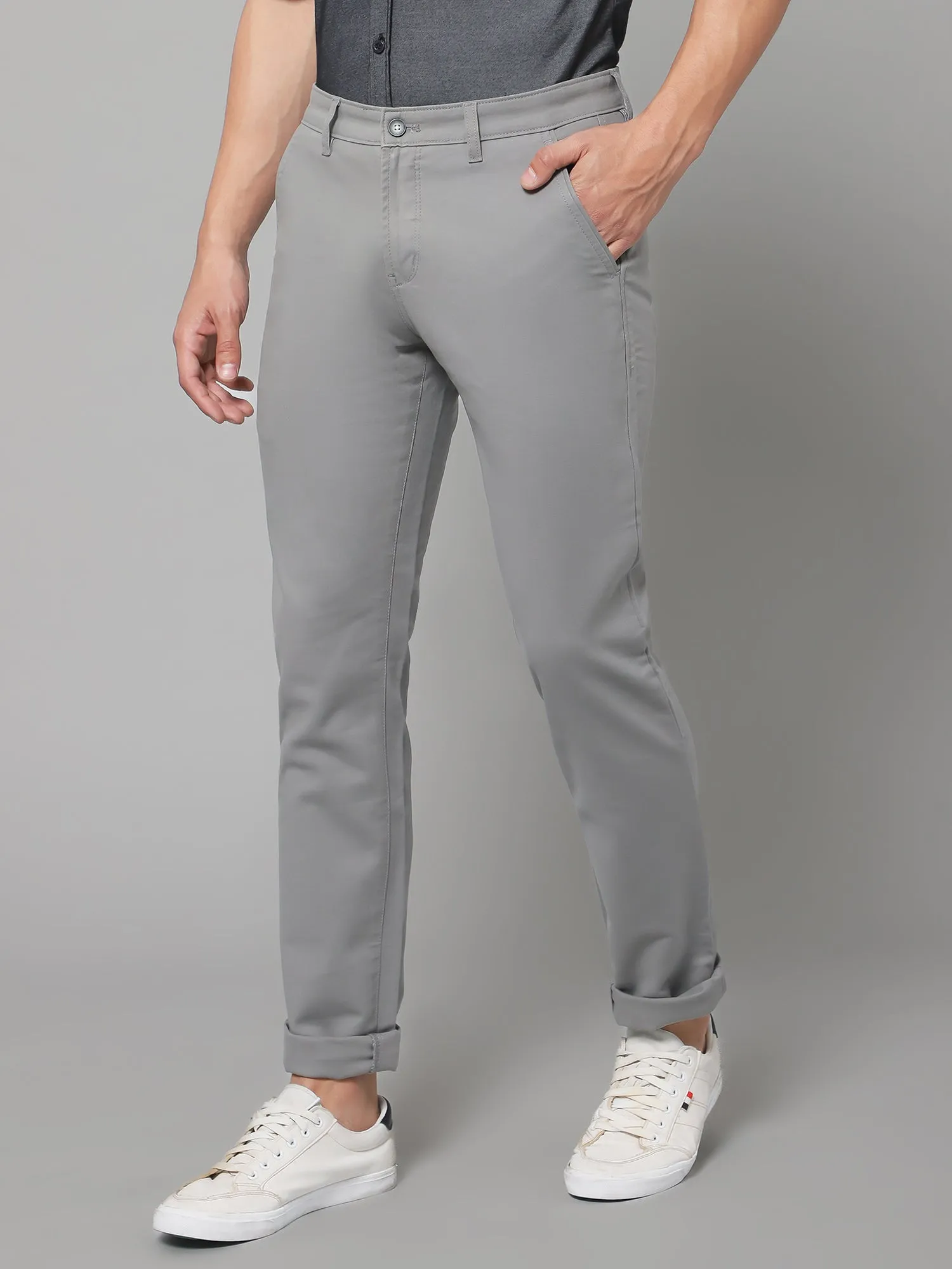 Men's Casual Flat front   Trousers