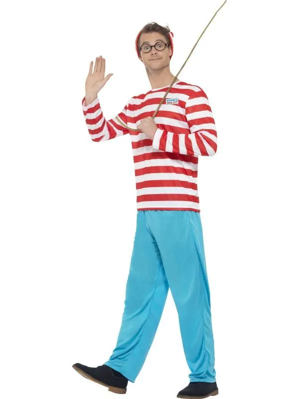 Mens Costume - Wheres Wally?