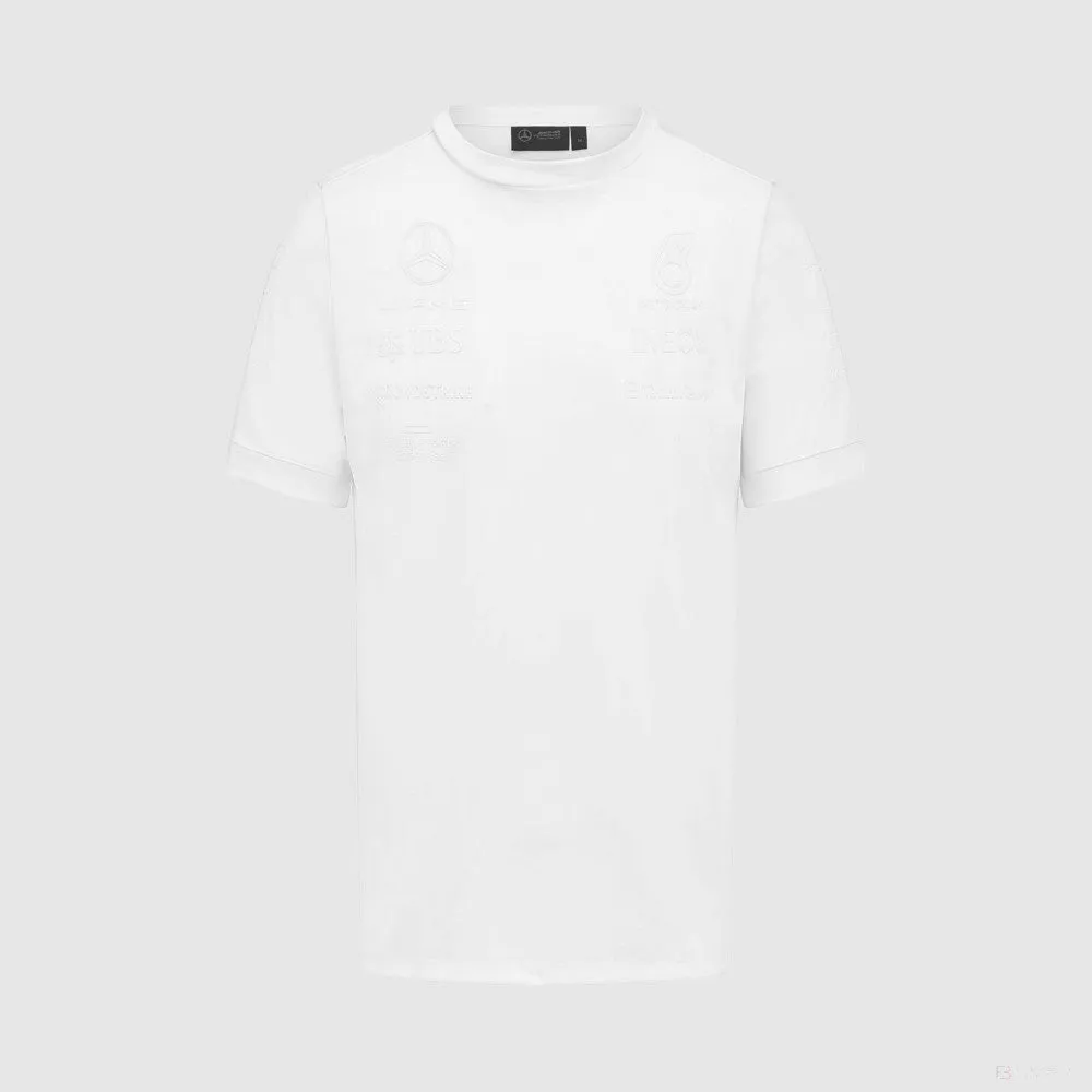 Mercedes t-shirt, stealth, white