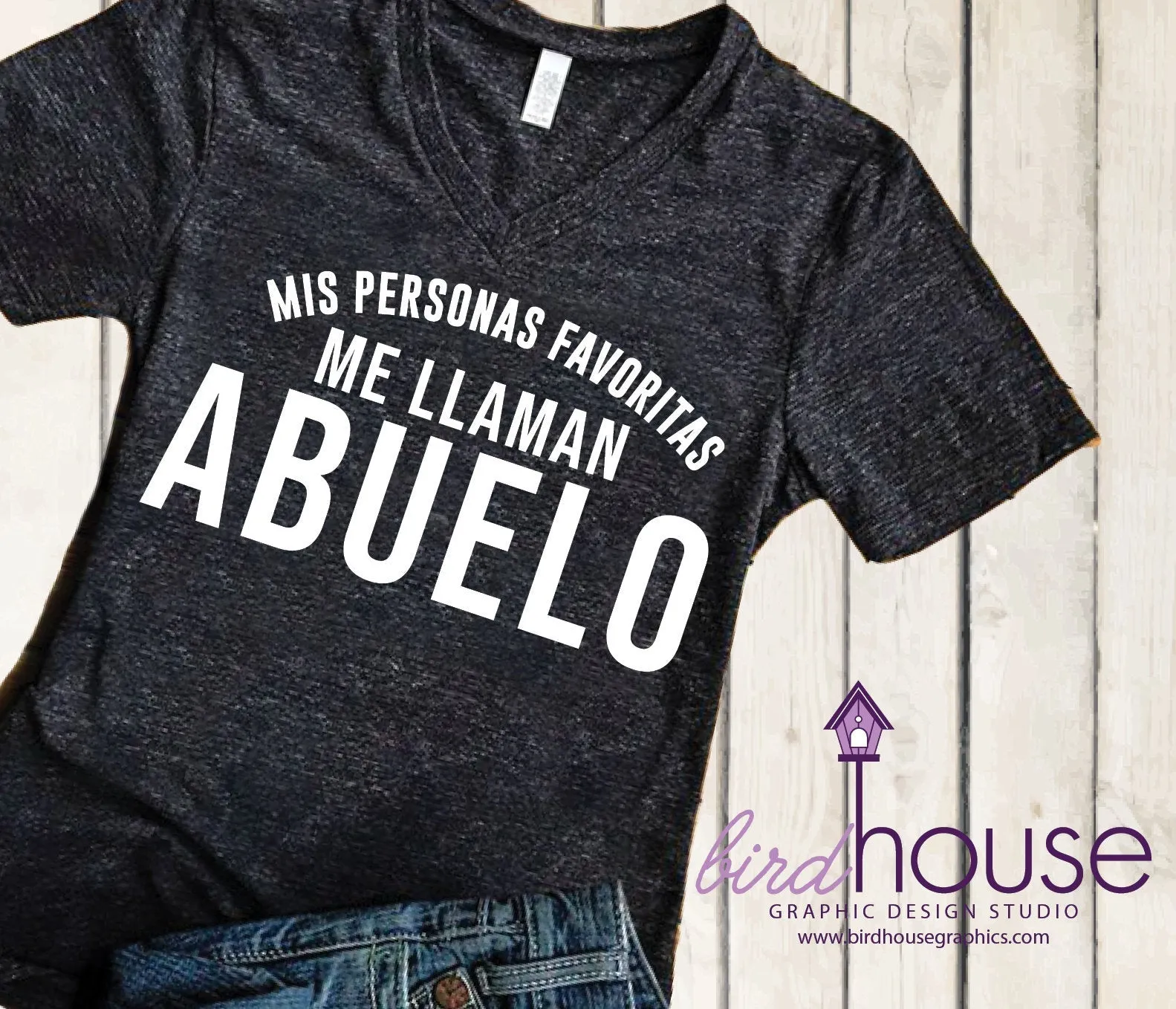 Mi Persona Favorita Me Llama Abuelo shirt, Can be Personalized Grandchild, Grandchildren, Grandpa