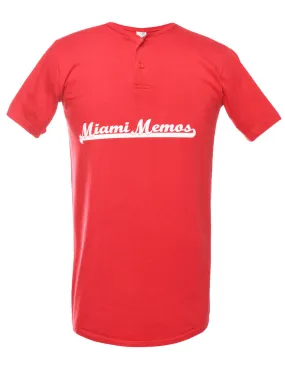 Miami Memos Printed T-shirt - S