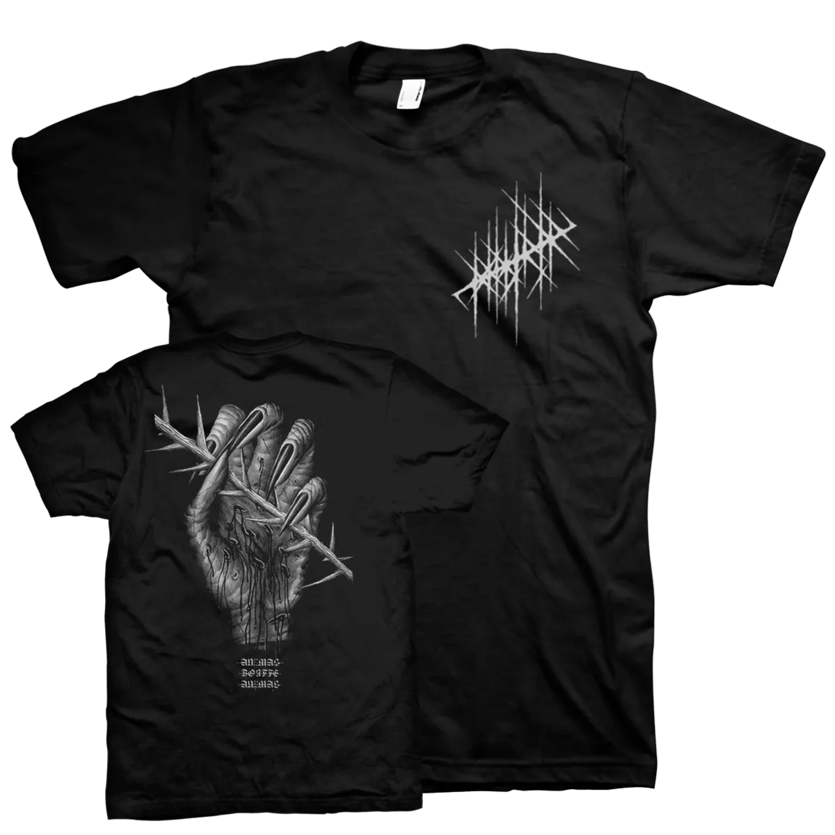 Mourir "Hand" Black T-Shirt