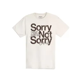 Outrank Sorry Not Sorry Tee (Vintage White)