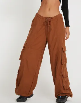 Philia Cargo Trouser in Bombay Brown