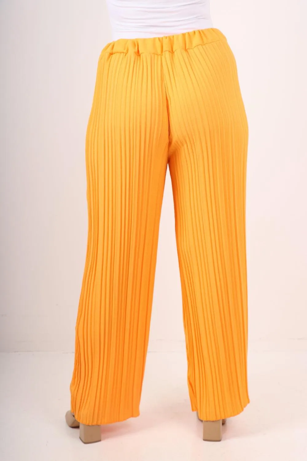 Pleated Elasticated Waist Trousers