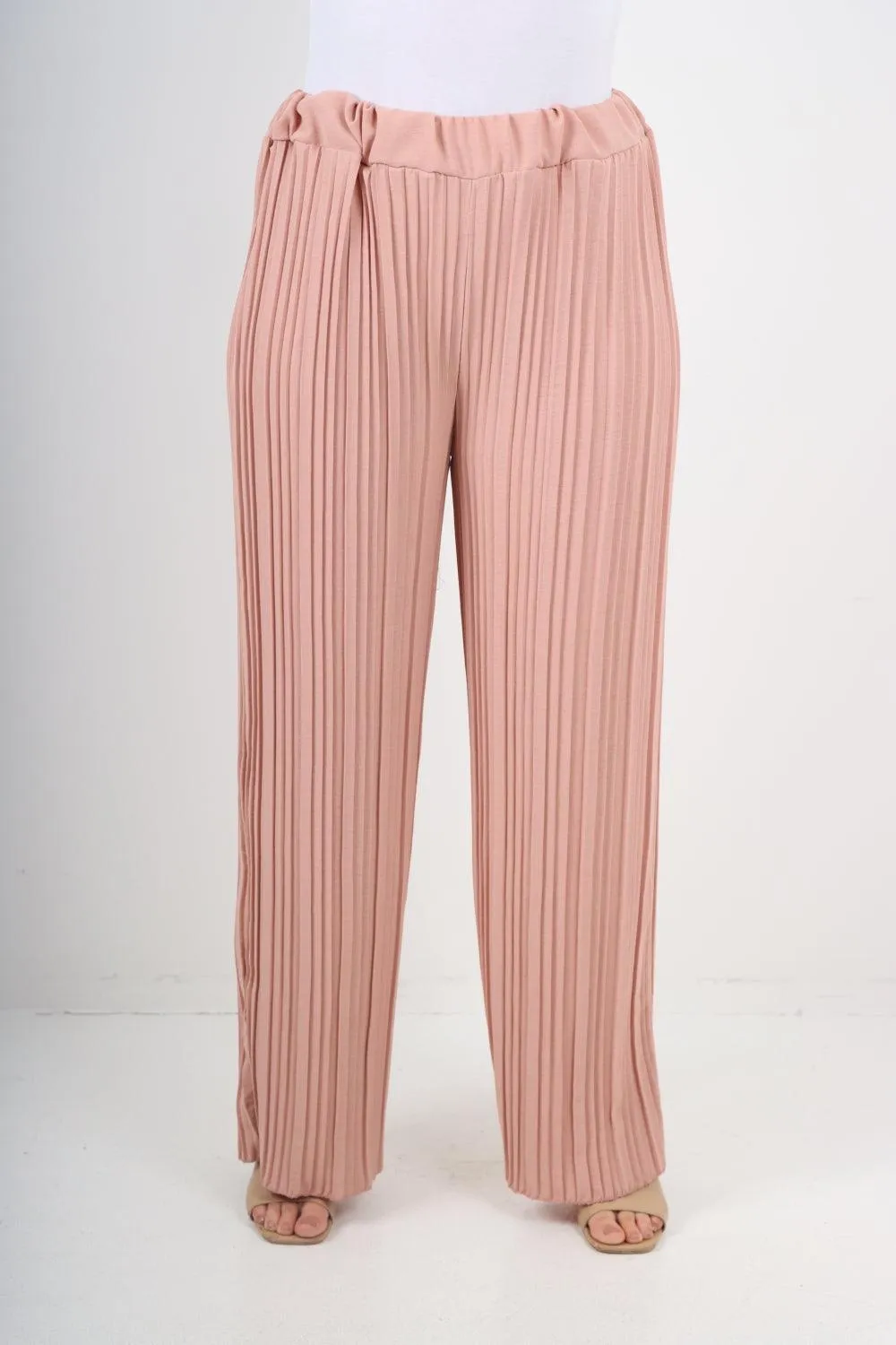 Pleated Elasticated Waist Trousers