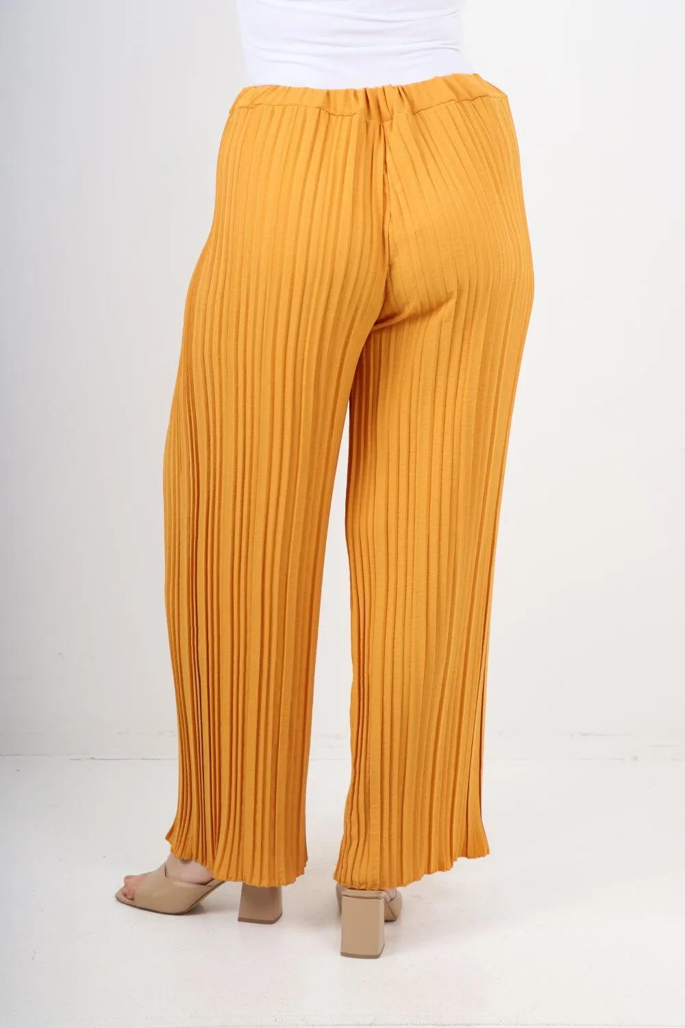 Pleated Elasticated Waist Trousers