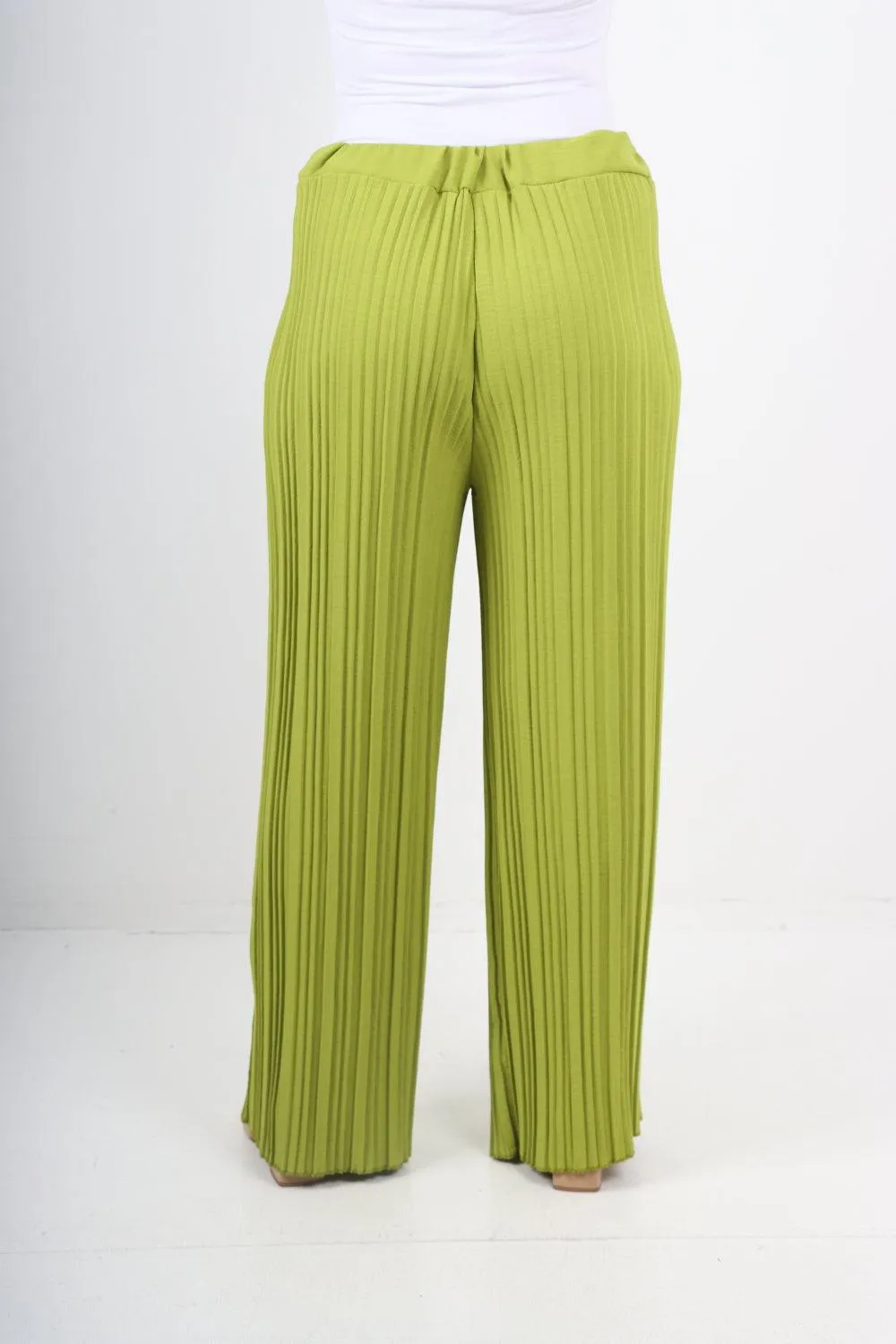 Pleated Elasticated Waist Trousers