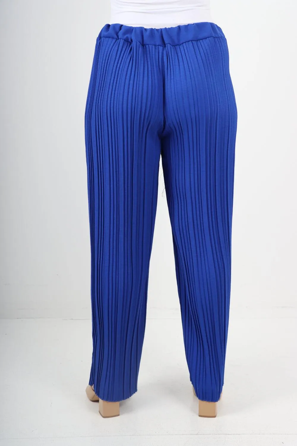 Pleated Elasticated Waist Trousers