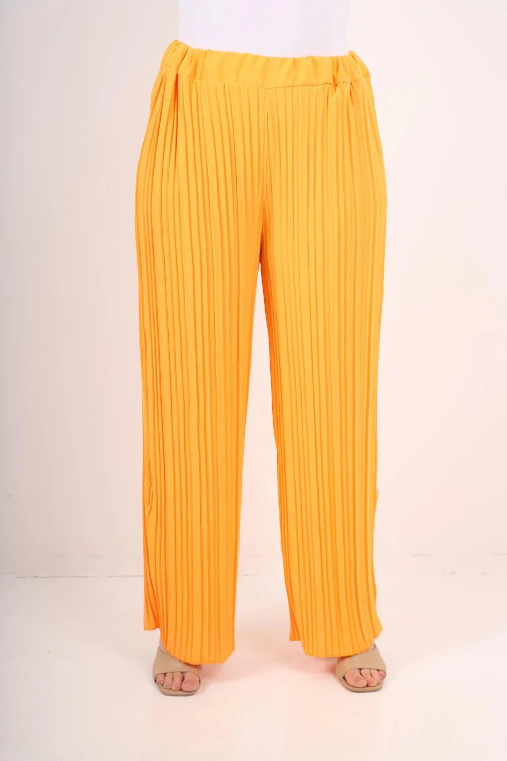 Pleated Elasticated Waist Trousers