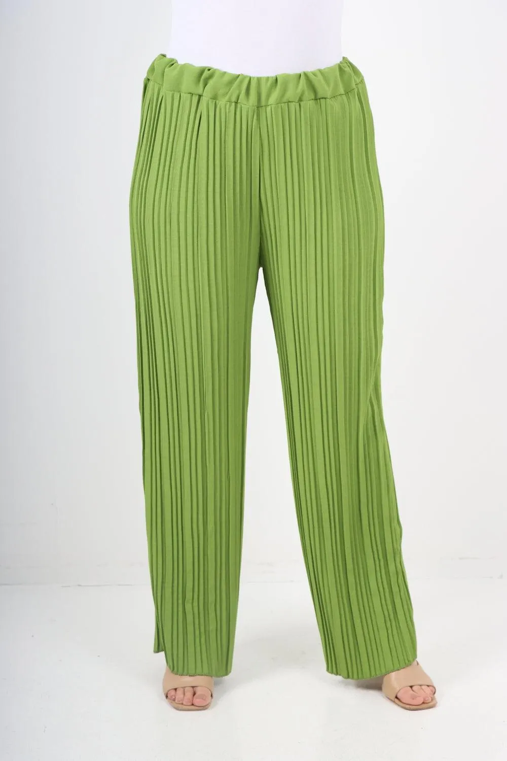 Pleated Elasticated Waist Trousers