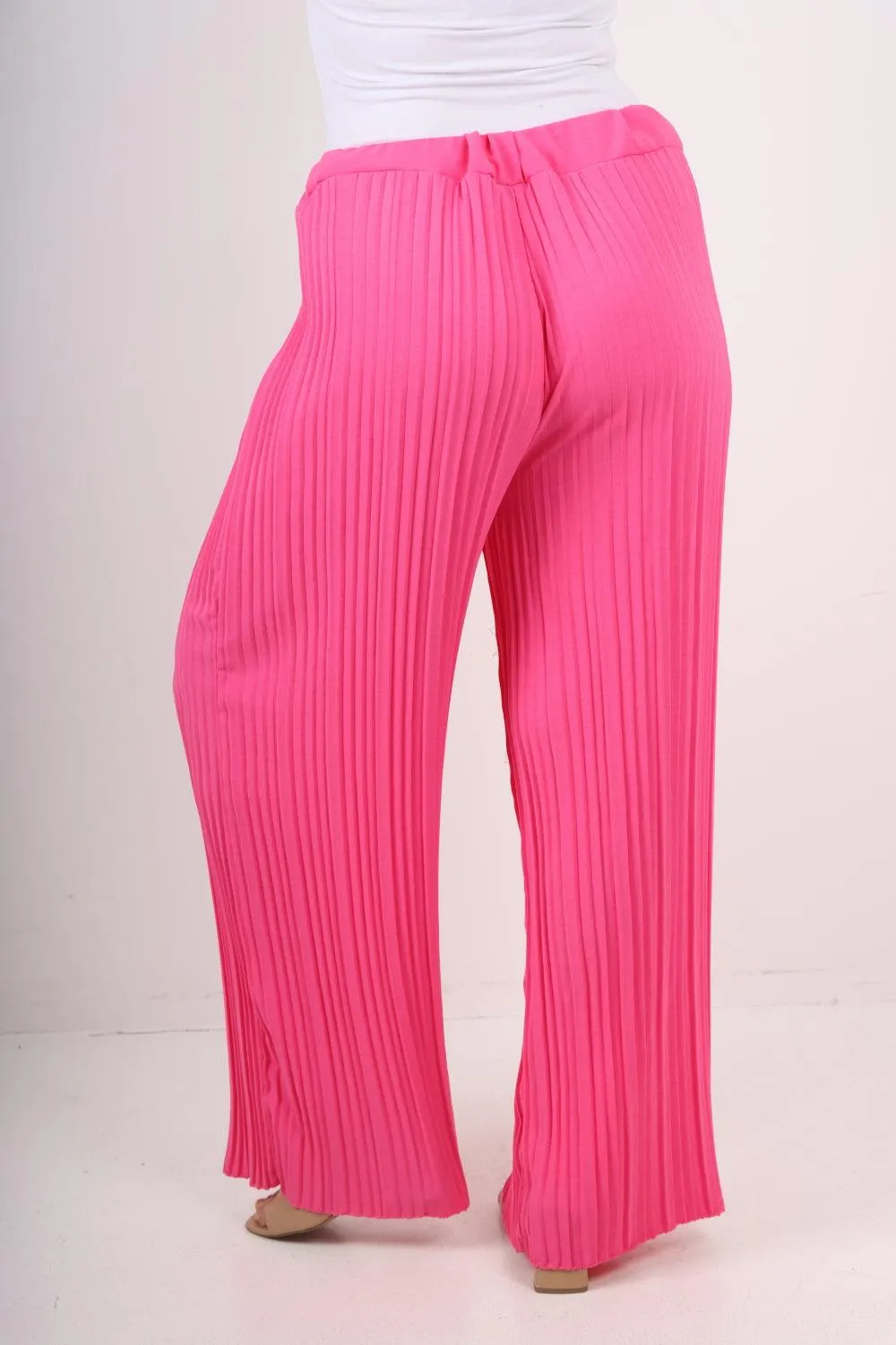 Pleated Elasticated Waist Trousers