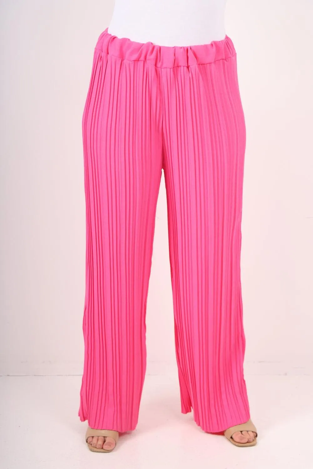 Pleated Elasticated Waist Trousers