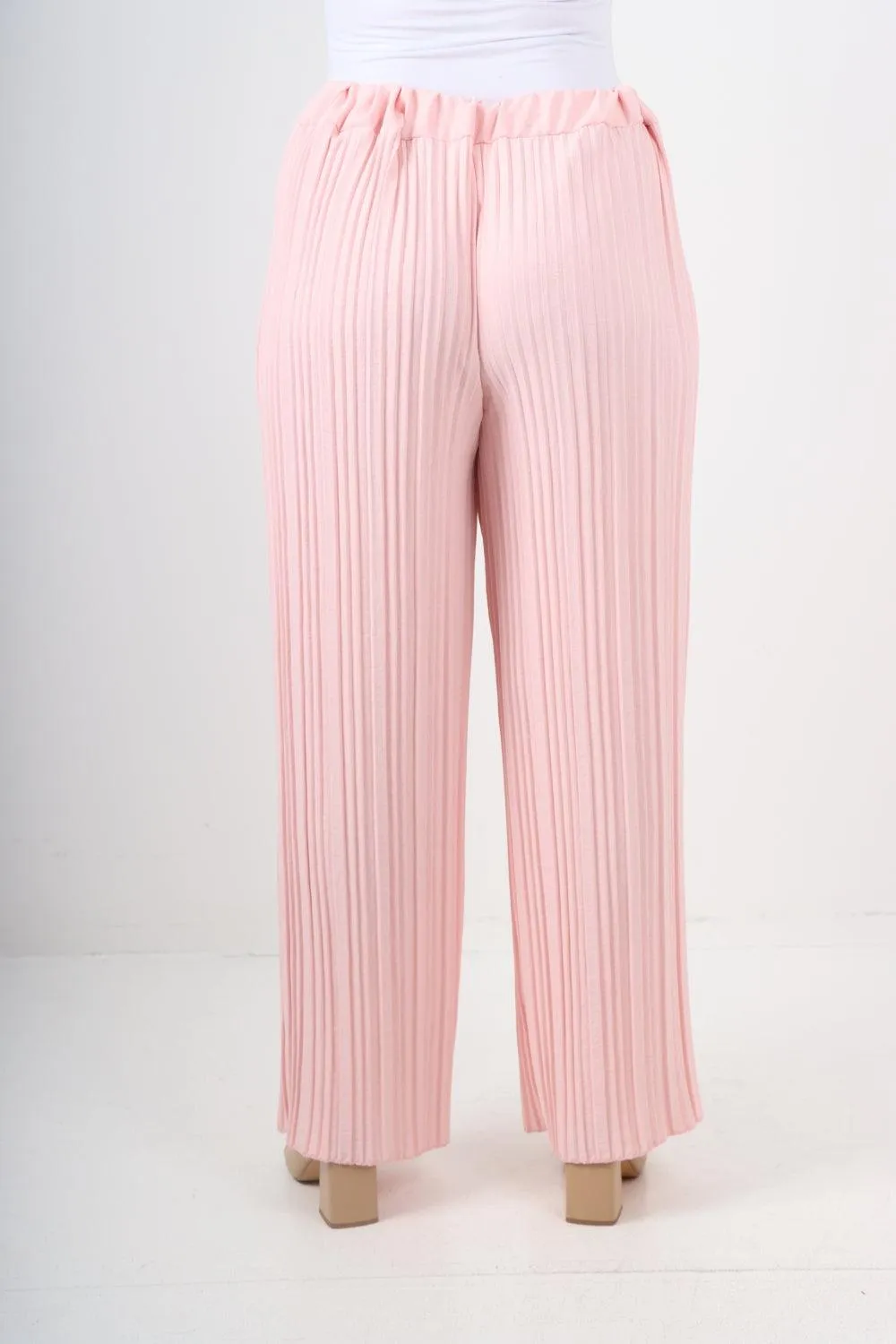 Pleated Elasticated Waist Trousers