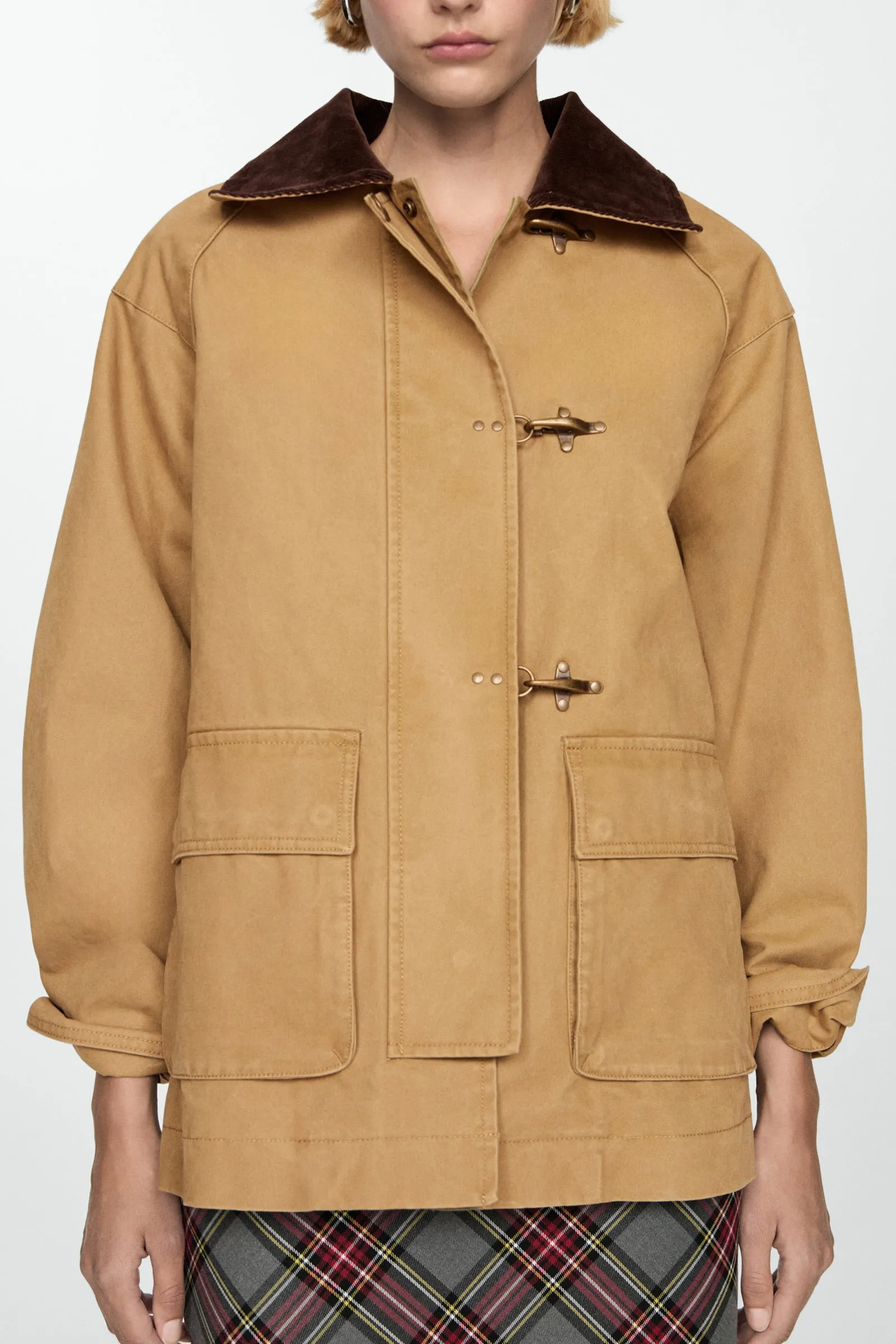 Pockets Cotton Parka