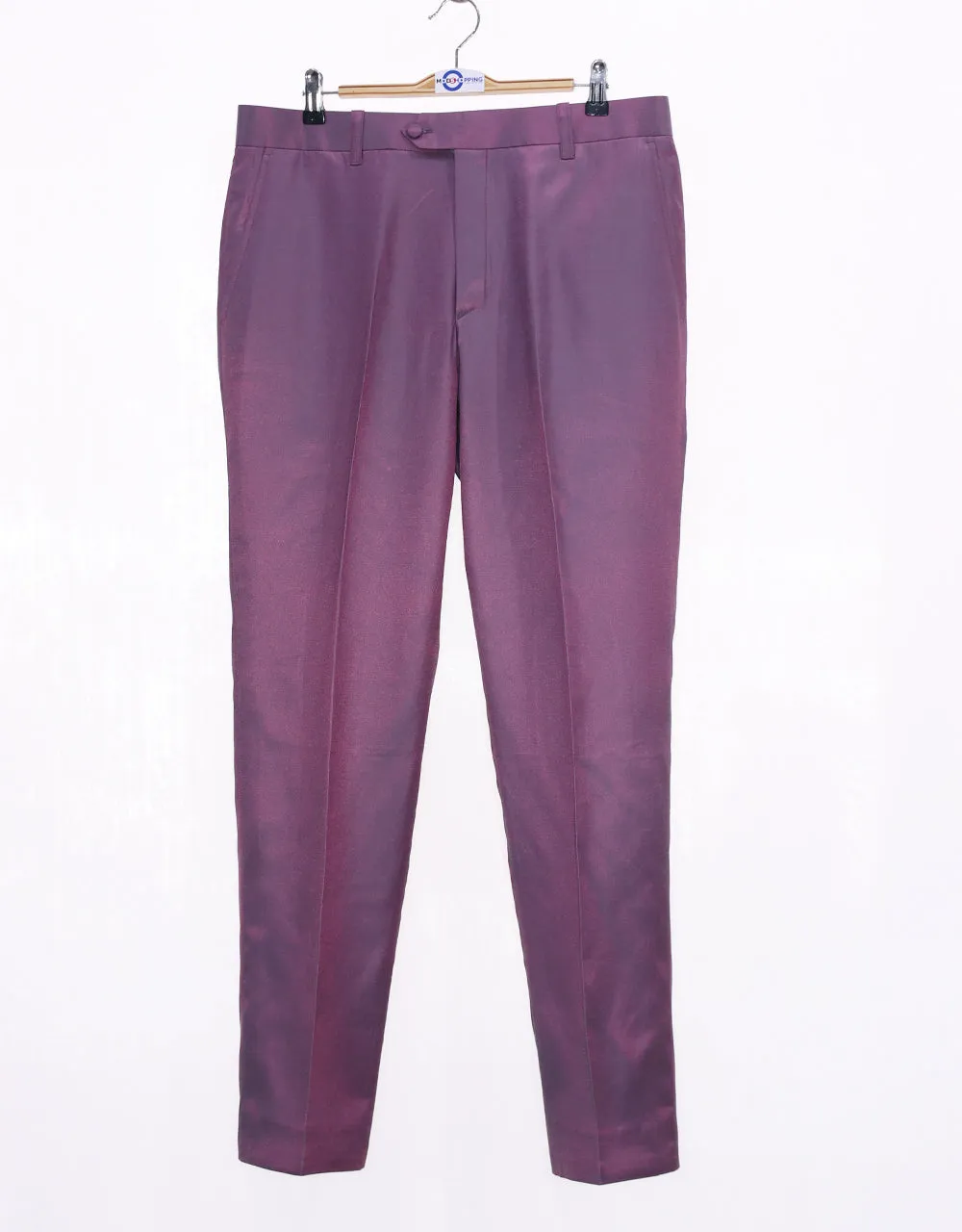 Purple and Sky Two Tone Trouser