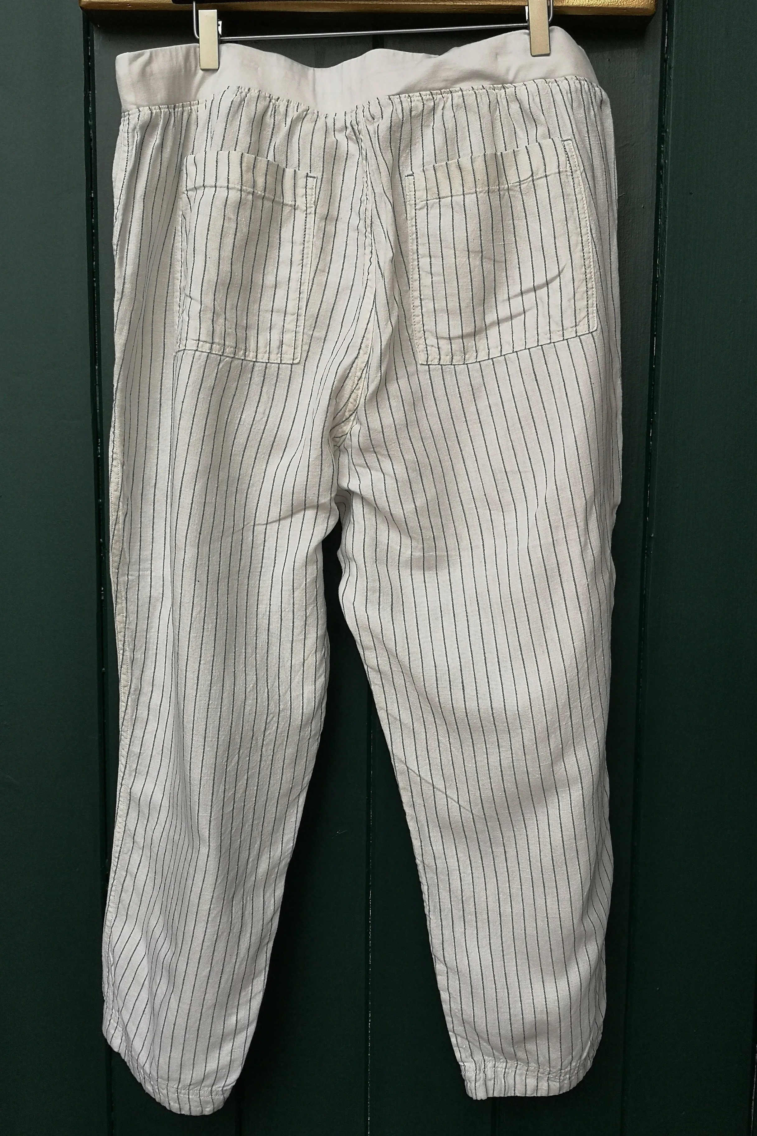 Re-Wear White Stuff White Linen Trousers