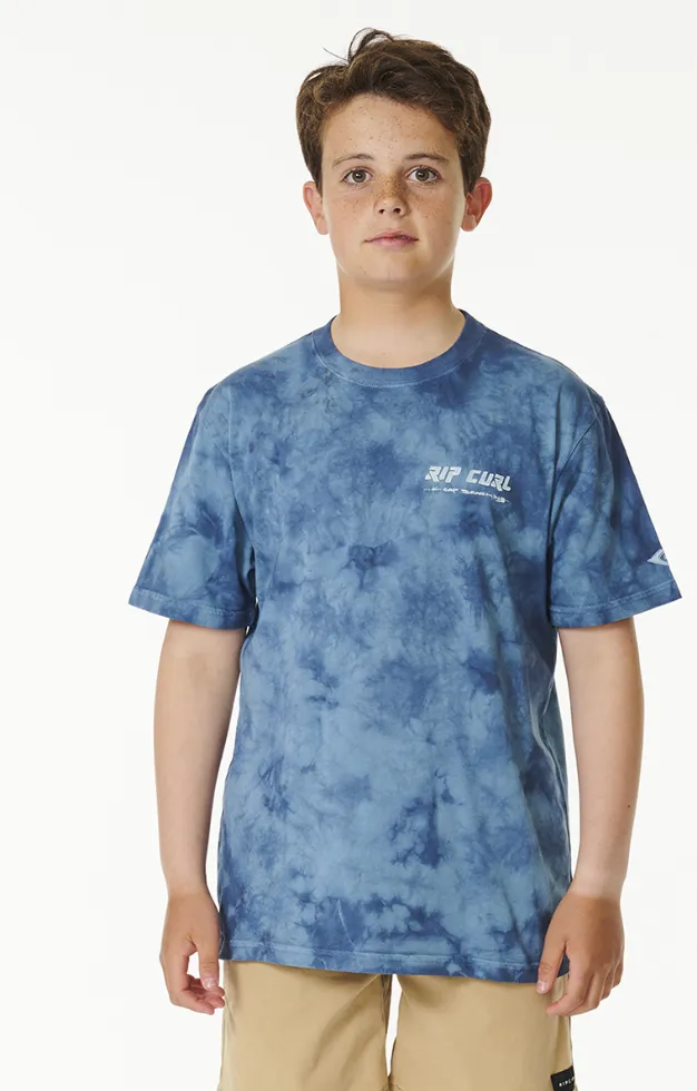 Ripcurl Pure Surf Tie Dye Short Sleeve Tee Boy