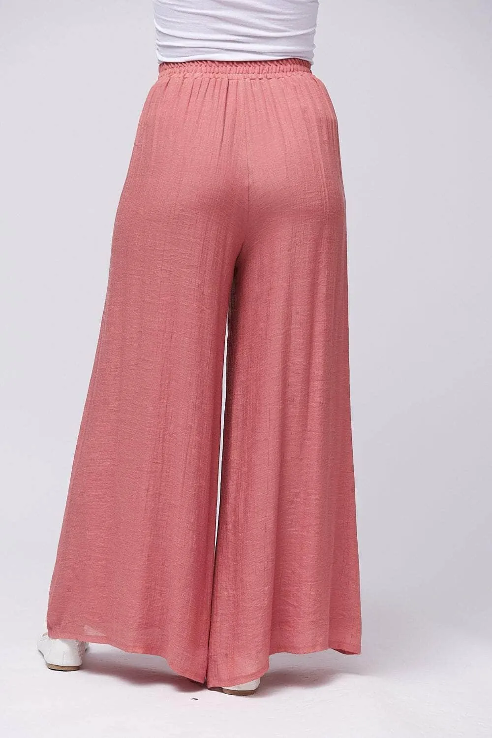 Saloos Double Layer Wide Leg Floaty Trousers