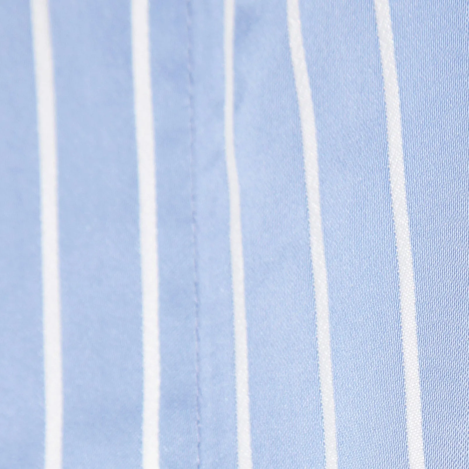 Satin Pin Stripe Trouser Blue And White Viscose Blend