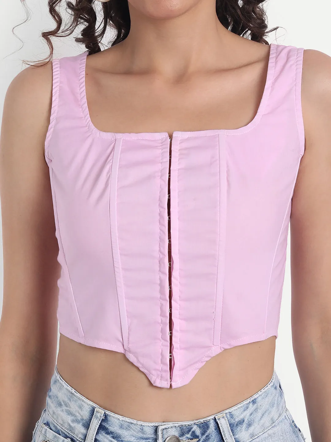 Shea Pink corset top