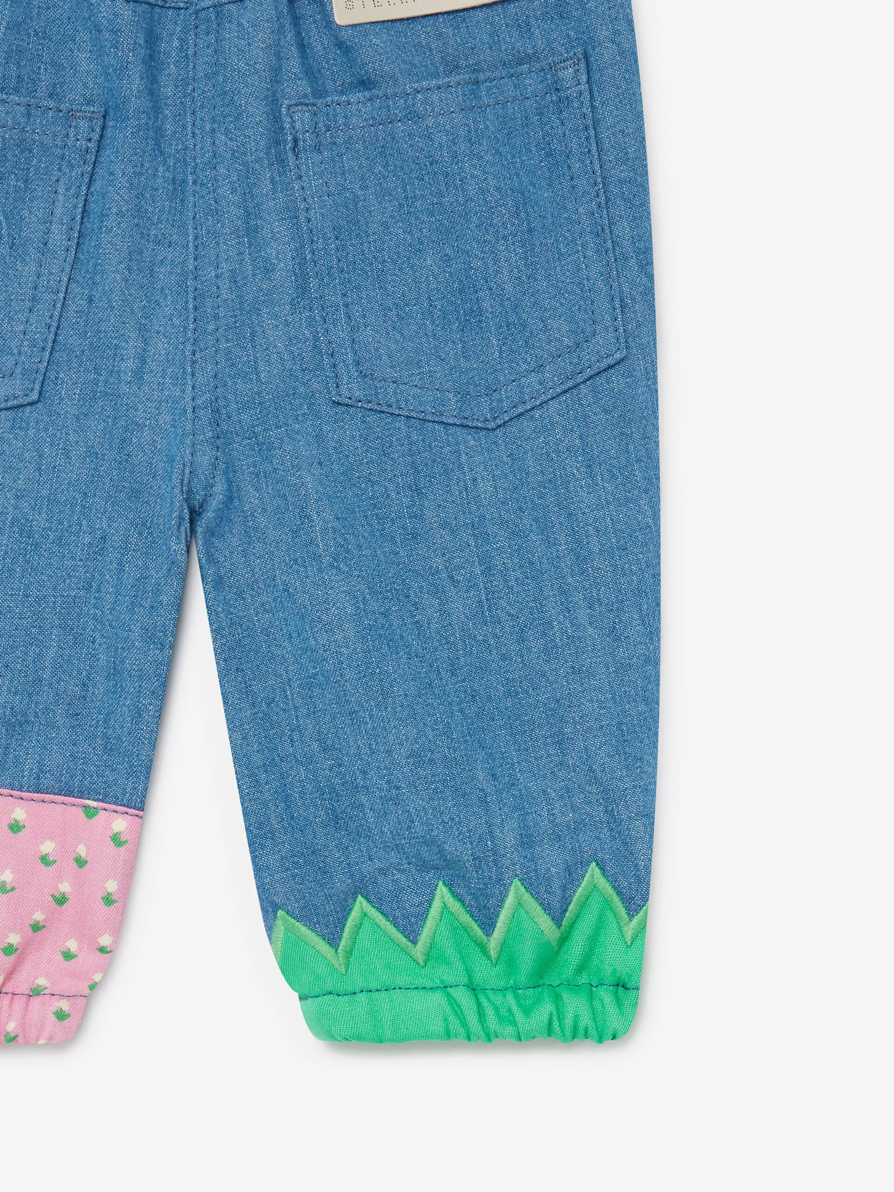 Stella McCartney Baby Girls Denim Trousers in Blue