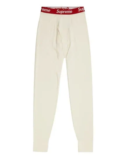 Supreme Hanes Thermal Pant (1 Pack) FW19 Natural