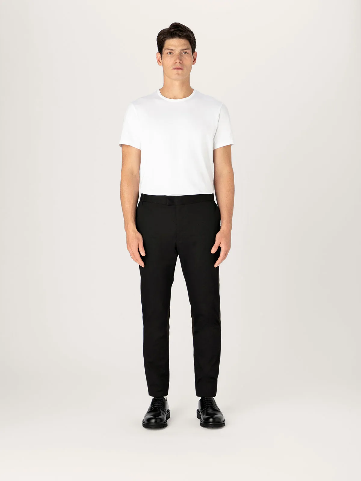 The 24 Trouser || Black | Stretch Cotton