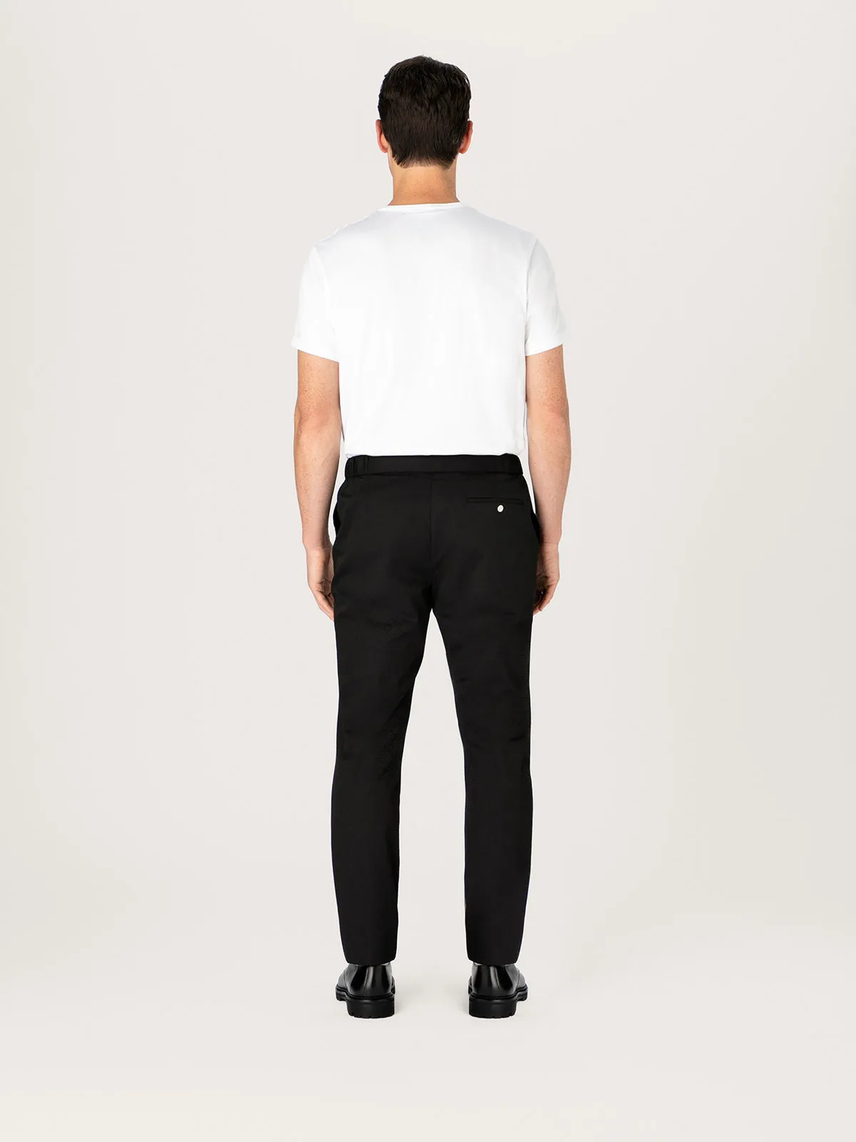 The 24 Trouser || Black | Stretch Cotton