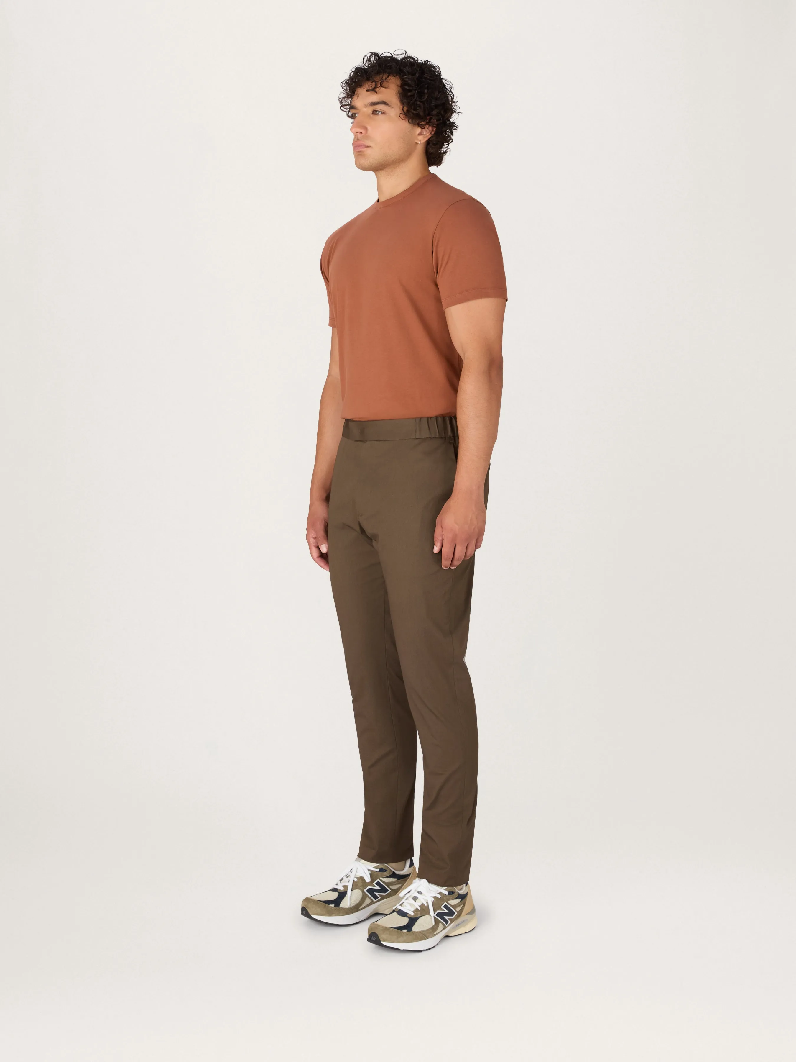 The 24 Trouser || Clay | Stretch Cotton