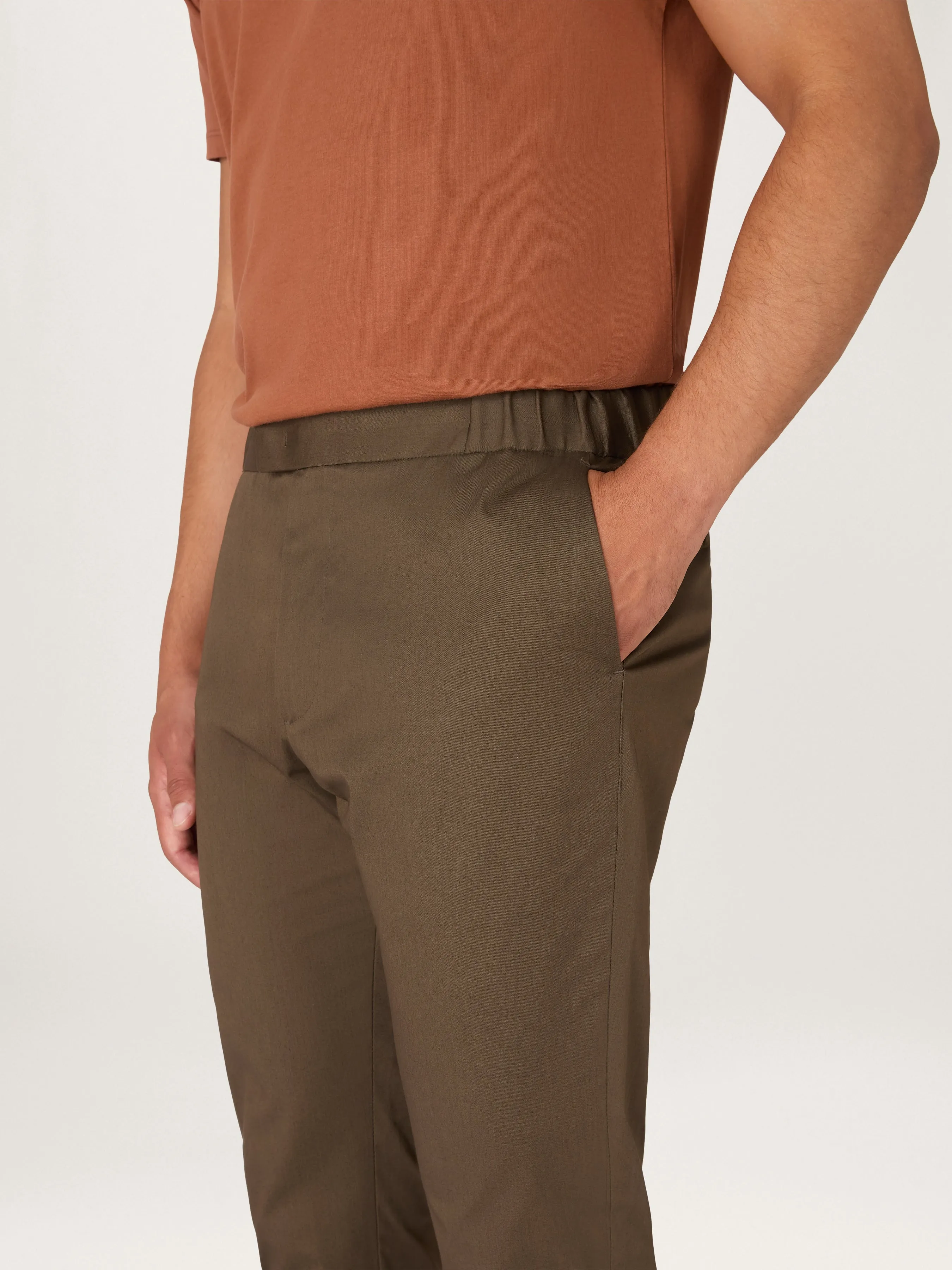 The 24 Trouser || Clay | Stretch Cotton