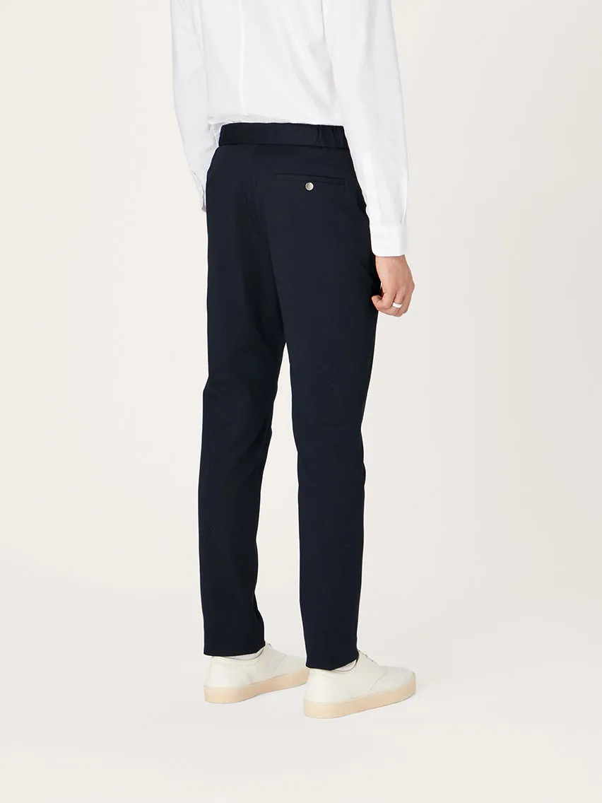 The 24 Trouser || Navy | Stretch Cotton