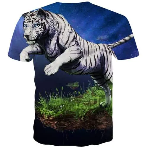 Tiger T shirts Men Animal T-shirts 3d Hip Hop Tshirt Anime Leopard Tshirts Novelty Harajuku Tshirt Printed Short Sleeve T shirts