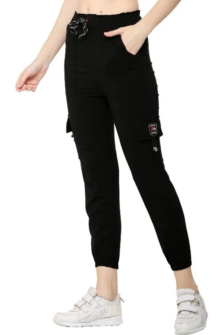 Trendy Solid Elegant pocket Trousers for girls