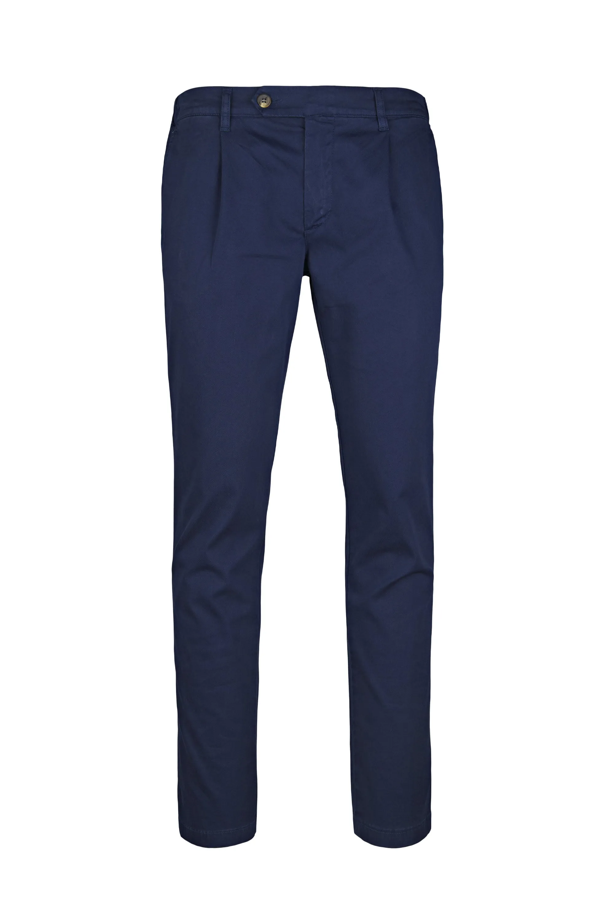 Twill Stretch Cotton Trousers