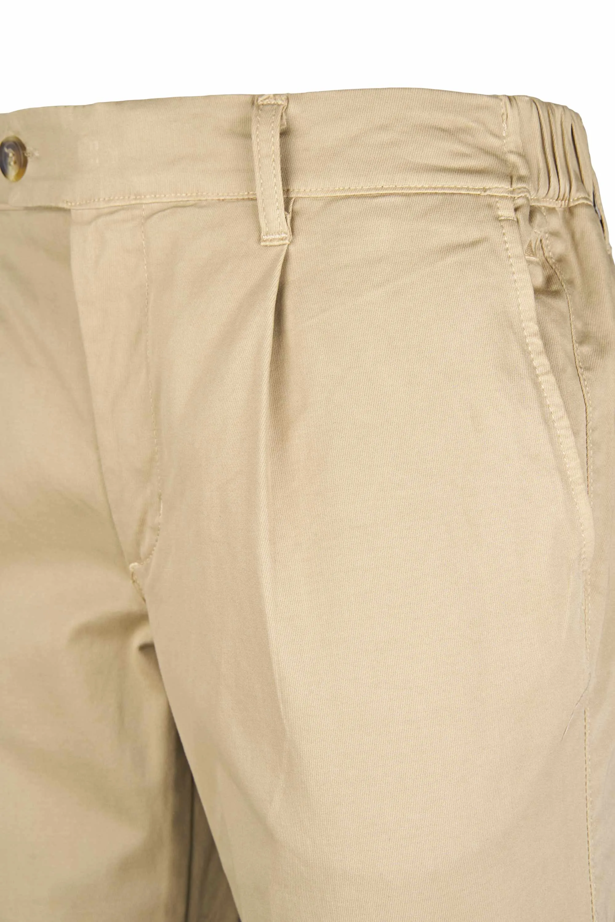 Twill Stretch Cotton Trousers